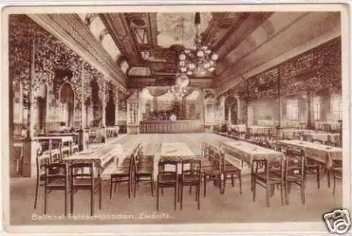 23985 Ak Ballsaal Feldschlösschen Zwönitz um 1920