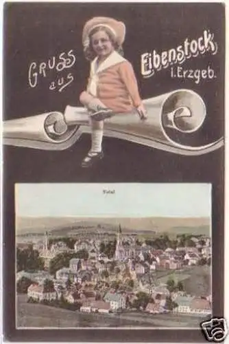 20309 Ak Gruß aus Eibenstock im Erzgebirge 1909