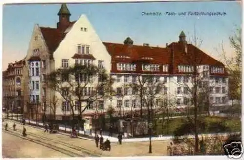 20342 Ak Chemnitz Fach- & Fortbildungsschule um 1915