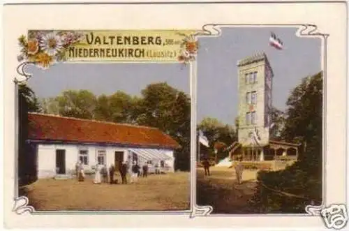 20370 Litho Valtenberg Niederneukirch (Lausitz) um 1910