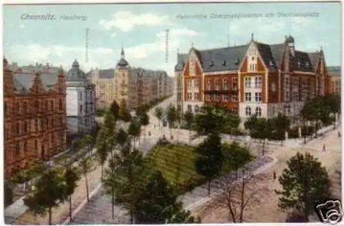 20334 Ak Chemnitz Kassberg am Stephansplatz um 1910