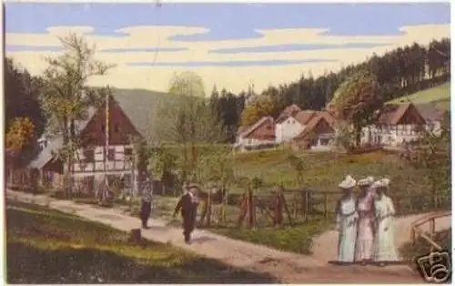 17837 Ak Partie aus Hirschsprung bei Altenberg um 1910