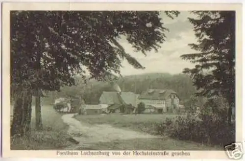 17843 Ak Forsthaus Luchsenburg von der Hochsteinstraße