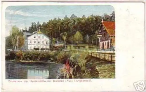 17204 Ak Gruß von der Heidemühle bei Dresden 1910