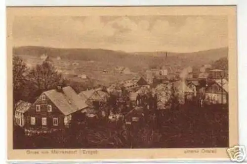 09385 Ak Gruß aus Meinersdorf im Erzgebirge um 1920