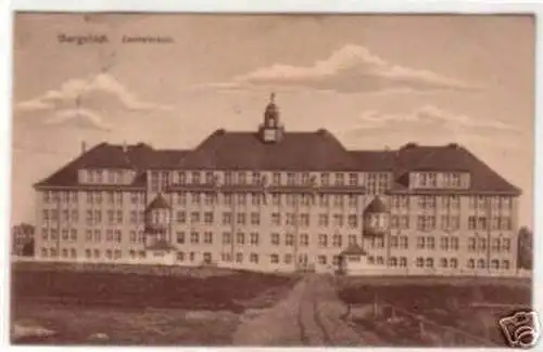 09515 Ak Burgstädt Zentralschule 1916