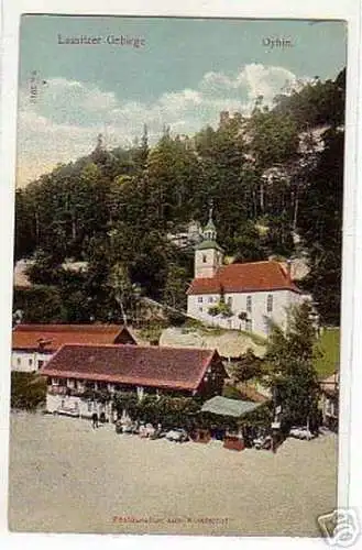 Schöne Ak Restauration zum Klosterhof Oybin 1920