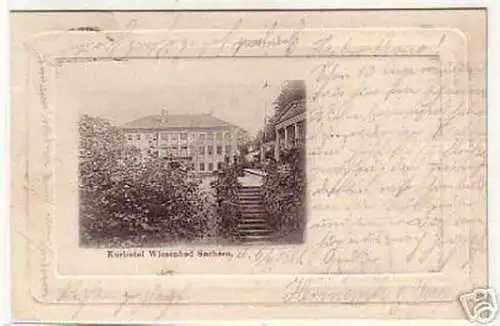 04976 Ak Kurhotel Wiesenbad in Sachsen 1901