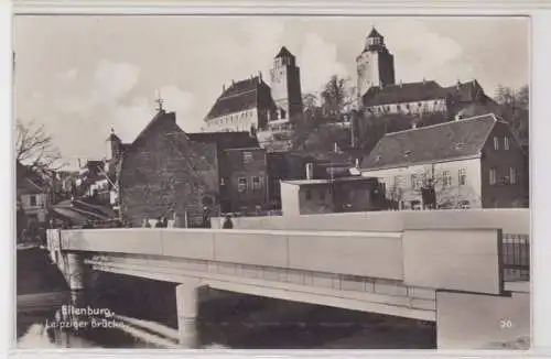 96377 Ak Eilenburg Leipziger Brücke 1933