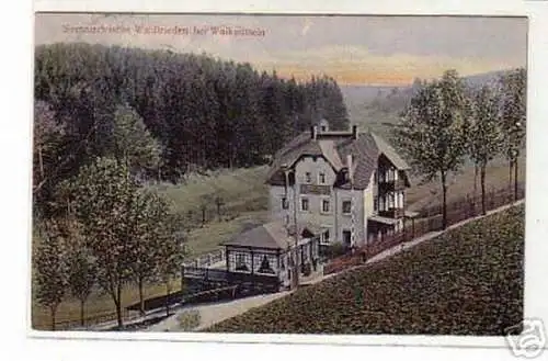 schöne Ak Gasthaus Waldfrieden bei Wolkenstein 1905