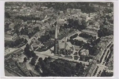 92430 AK Hainichen in Sachsen - Fliegeraufnahme mit Kirche