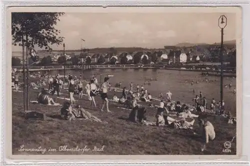 88645 Ak Sonnentag im Olbersdorfer Bad 1938