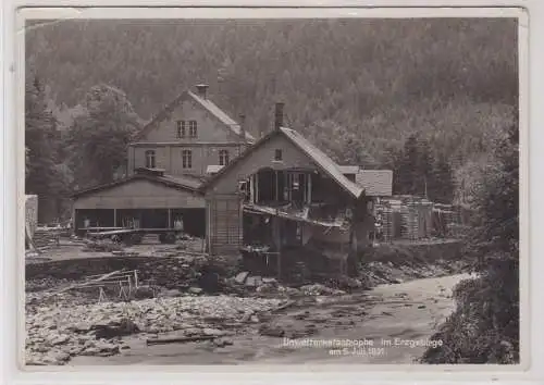 88995 Ak Unwetterkatastrophe im Erzgebirge Zerstörung im Antonsthal 1931