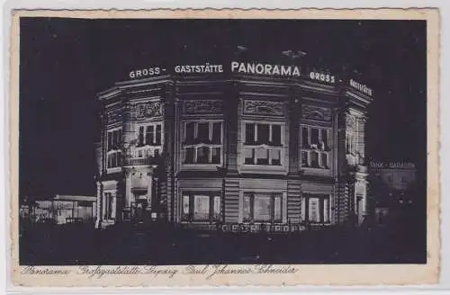 86964 Ak Leipzig Panorama-Großgaststätte Paul Johannes Schneider um 1930