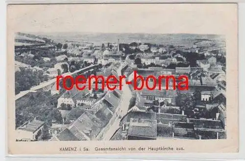 79716 Ak Kamenz i. Sa. Gesamtansicht von der Hauptkirche aus 1940