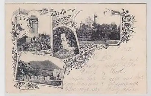 65824 Mehrbild Ak Gruß von der Landeskrone bei Görlitz 1902