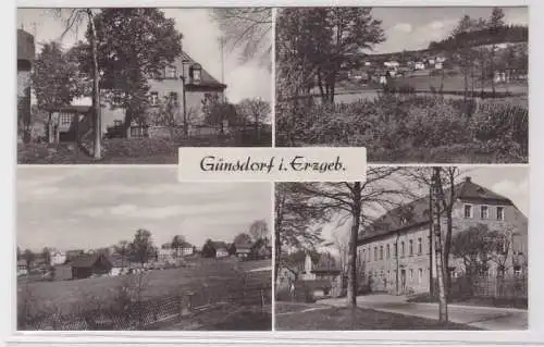 66359 Mehrbild AK Günsdorf i. Erzgebirge um 1940