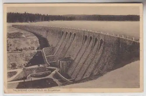 67201 Ak Talsperre Carlsfeld im Erzgebirge 1931