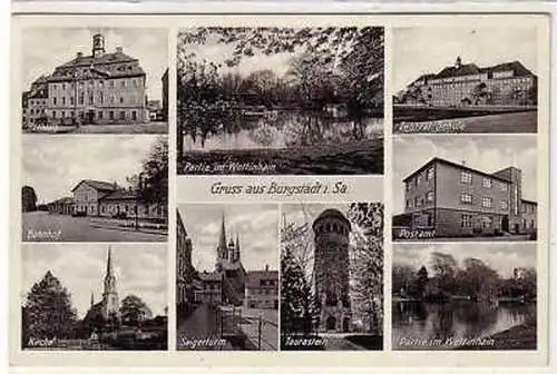 41904 Mehrbild Ak Gruß aus Burgstädt in Sa. 1938