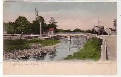 39623 Ak Umgebung von Chemnitz Flusslandschaft um 1900