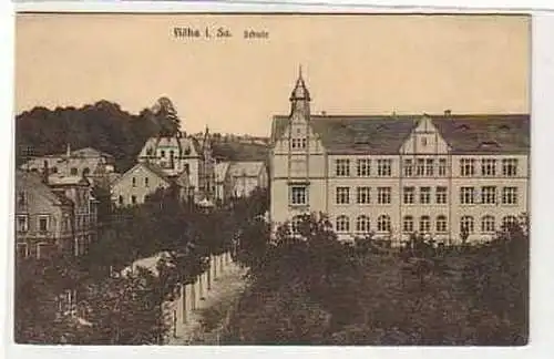 39618 Ak Flöha in Sachsen Schule 1931