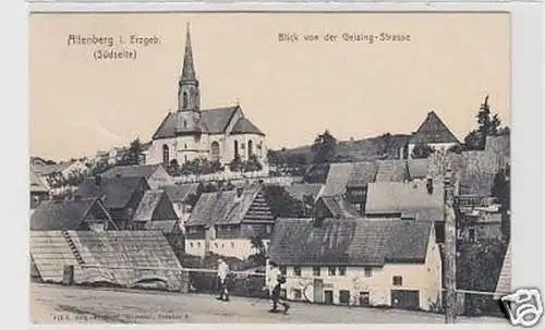 35599 Ak Altenberg Blick von der Geising-Strasse 1908