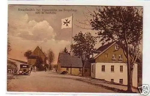 32484 Ak Ringelmühle bei Frauenstein im Erzgebirge 1930