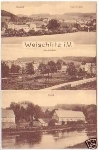 27486 Mehrbild Ak Weischlitz i. Vogtland Bahnhof um 1930