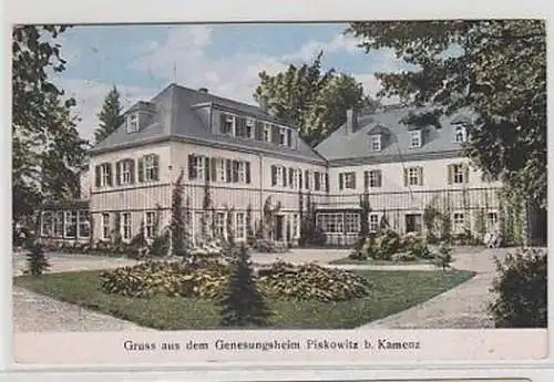 28890 Ak Gruß aus dem Genesungsheim Piskowitz 1930