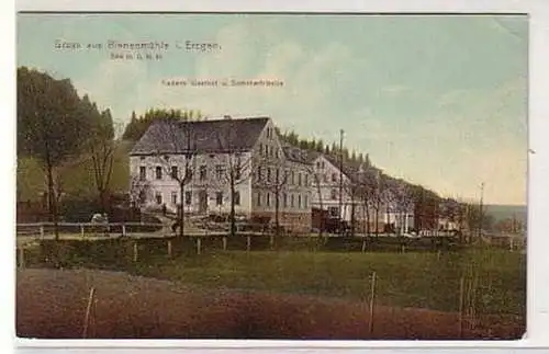 25876 Ak Gruß aus Bienenmühle im Erzgebirge 1911