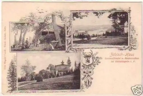 24700 Mehrbild Ak Zöbisch Haus bei Reiboldsgrün um 1900
