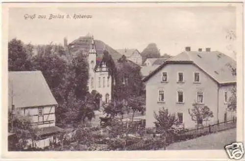 20299 Ak Gruß aus Borlas bei Rabenau Gasthof um 1920