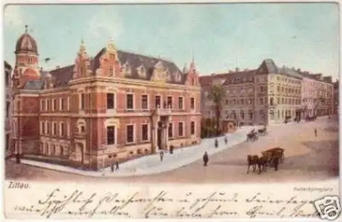 20304 Ak Zittau Haberkornplatz um 1900