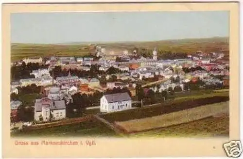 20297 Ak Gruß aus Markneukirchen im Vogtland um 1910