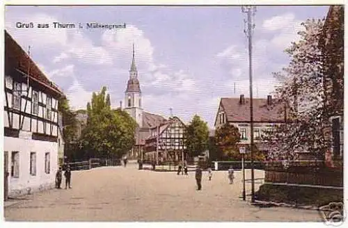 16336 Ak Gruß aus Thurm im Mülsengrund um 1910