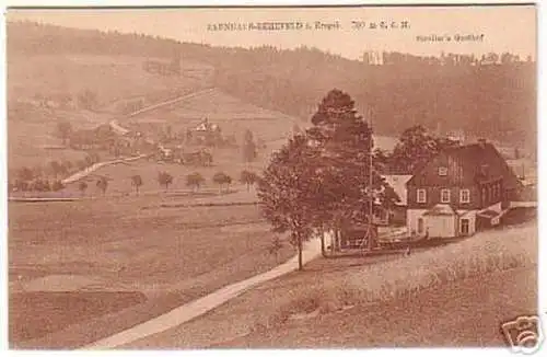 16331 Ak Zaunhaus Rehefeld im Erzgebirge 1922