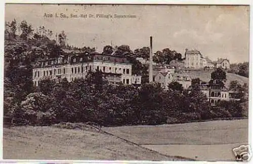 09656 Ak Aue in Sachsen Dr. Pillings Sanatorium 1915