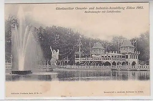 08225 Ak Zittau Oberlausitzer Gewerbe- u. Industrie-Ausstellung 1902