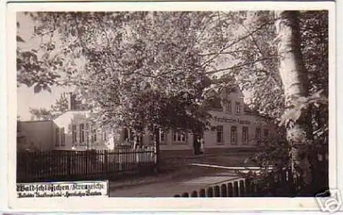 04979 Ak Waldschlößchen Kreuzeiche Hartmannsdorf 1940