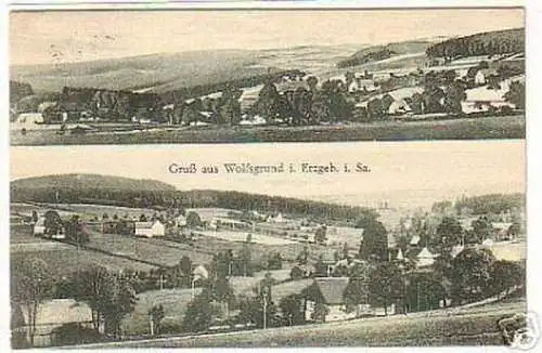 04926 Ak Gruß aus Wolfsgrund im Erzgeb. 1926