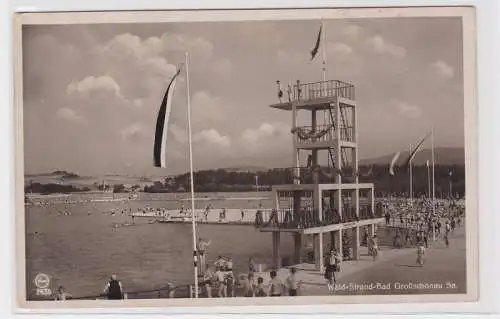 89339 Ak Wald Strand Bad Großschönau in Sachsen um 1930