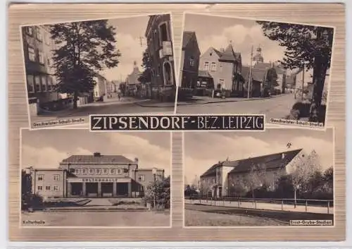 73648 AK Zipsendorf - Geschwister-Scholl-Str., Kulturhalle & Ernst-Grube-Stadion