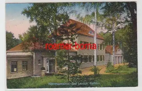 72545 Ak Bad Lausick Herrmannsbad Kurhaus 1915