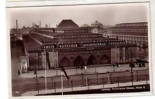 42403 Ak Leipzig Technische Messe Halle 8 um 1930