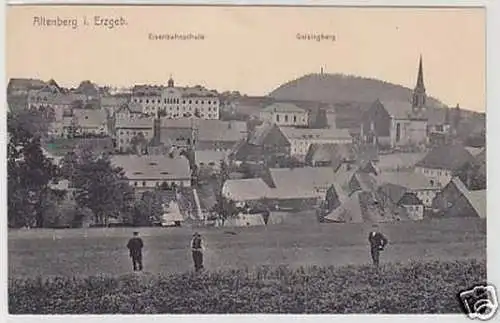 35702 Ak Altenberg im Erzgebirge Eisenbahnschule um1910