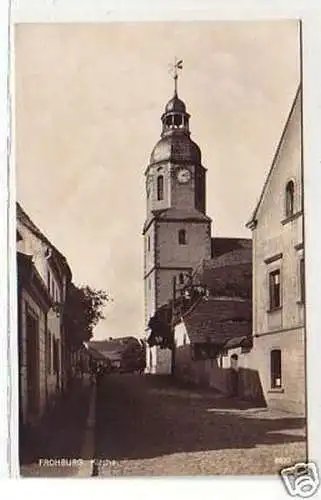 35463 Ak Frohburg Kirche um 1930