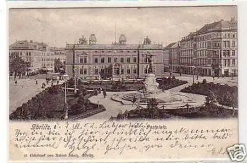 33295 Ak Görlitz Postplatz 1902