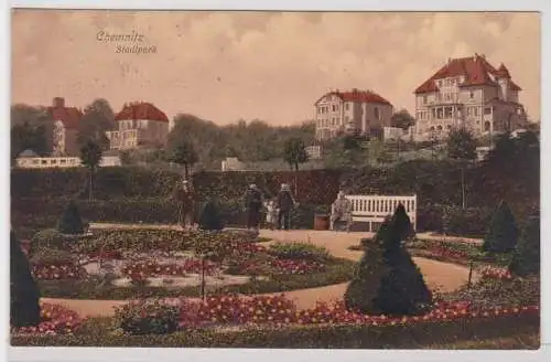 31731 Ak Chemnitz Stadtpark 1915