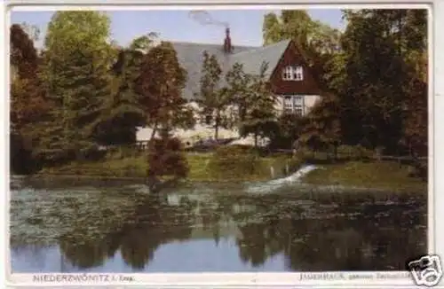 32224 Feldpost Ak Niederwönitz im Erzg. Jägerhaus 1940