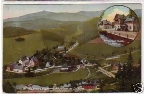 30993 Ak Blauenthal im Erzgebirge Hotel Forelle um 1910